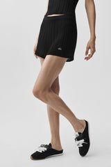 Sweater High-Waist Sunlit Short - Black