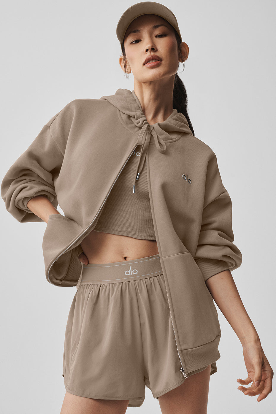 Accolade Full Zip Hoodie - Gravel