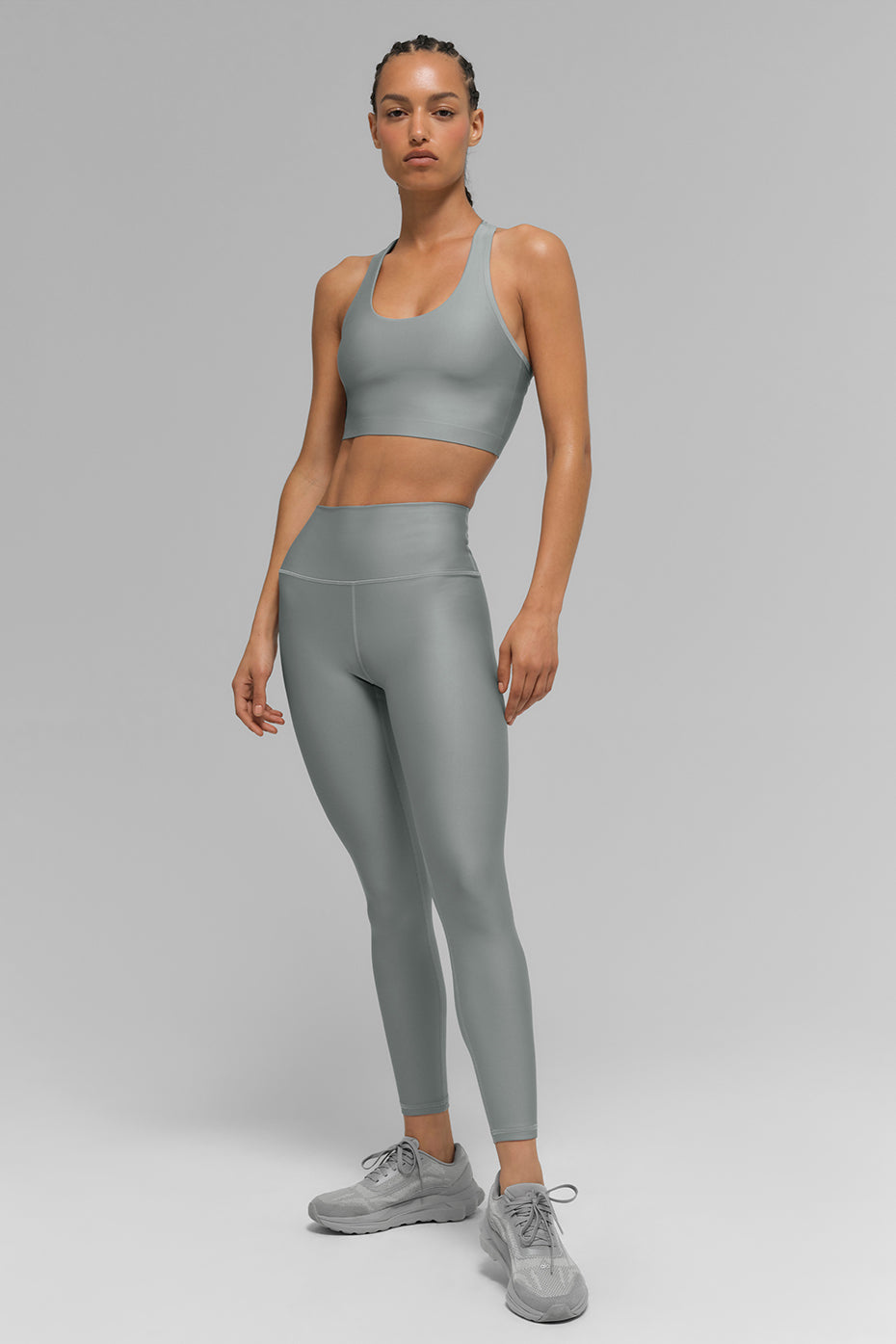7/8 High-Waist Airlift Legging - Lunar Grey